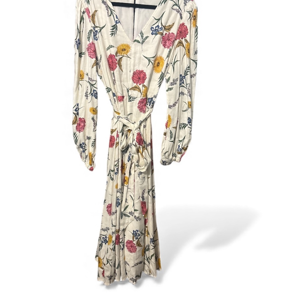 Ellie Tahari Floral Maxi Long Sleeve Dress. PERFECT FOR SPRING!!!! BRAND NEW!! - Picture 3 of 8